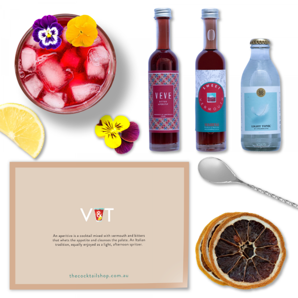 V&T Cocktail Kit, Aperitivo Spritz Cocktail Kits, Cocktails Delivered | The Cocktail Shop, Australia